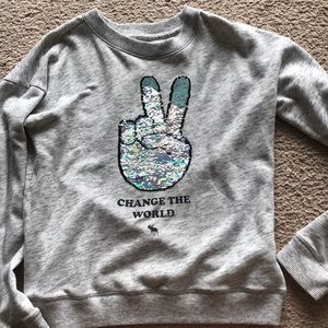 Girls Abercrombie sweatshirt